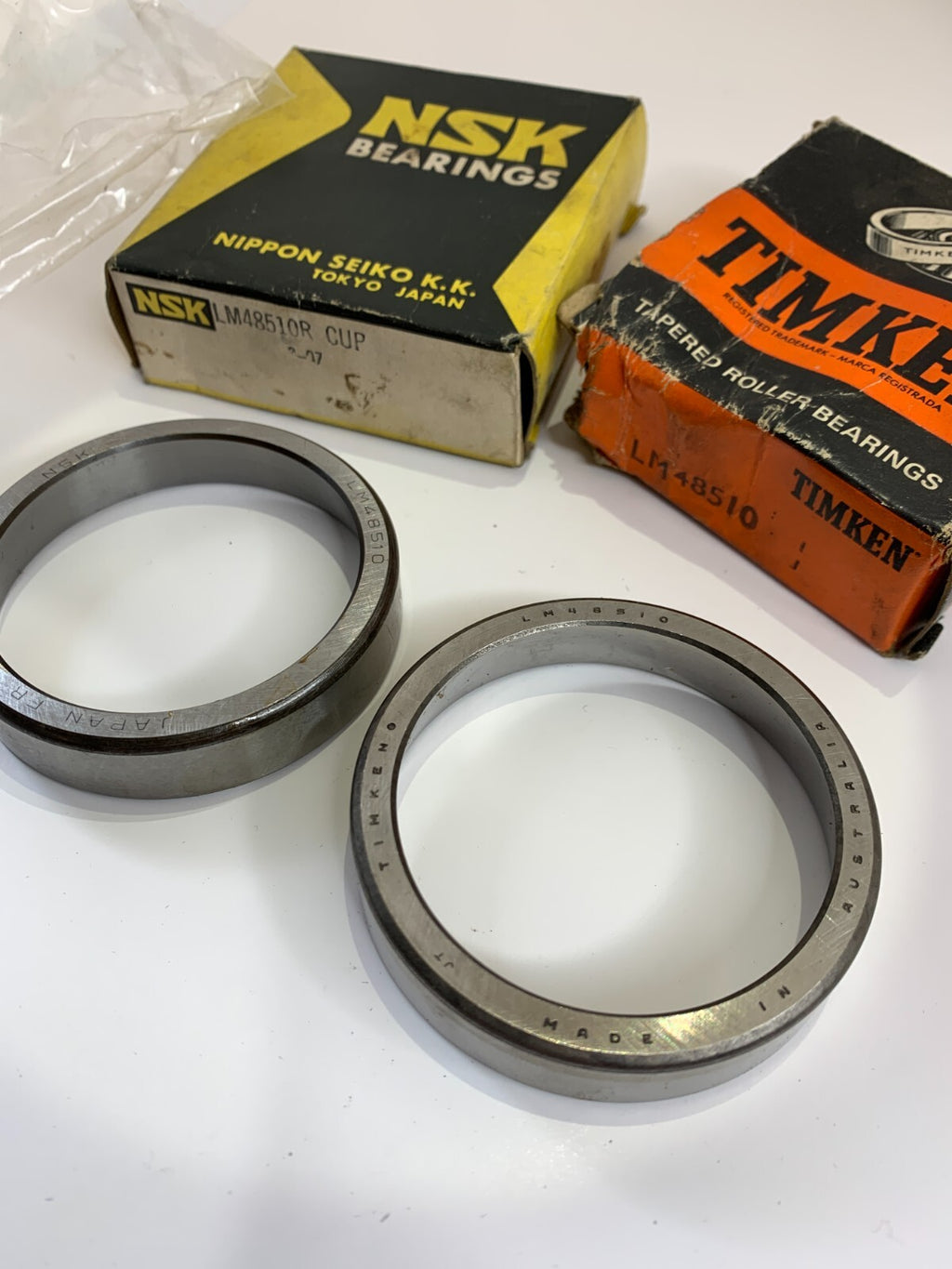 One PAIR TIMKEN Bearing Cones 48548 Cups 48510 Daimler Majestic, Ford Thames - Bluemoon Classic Parts