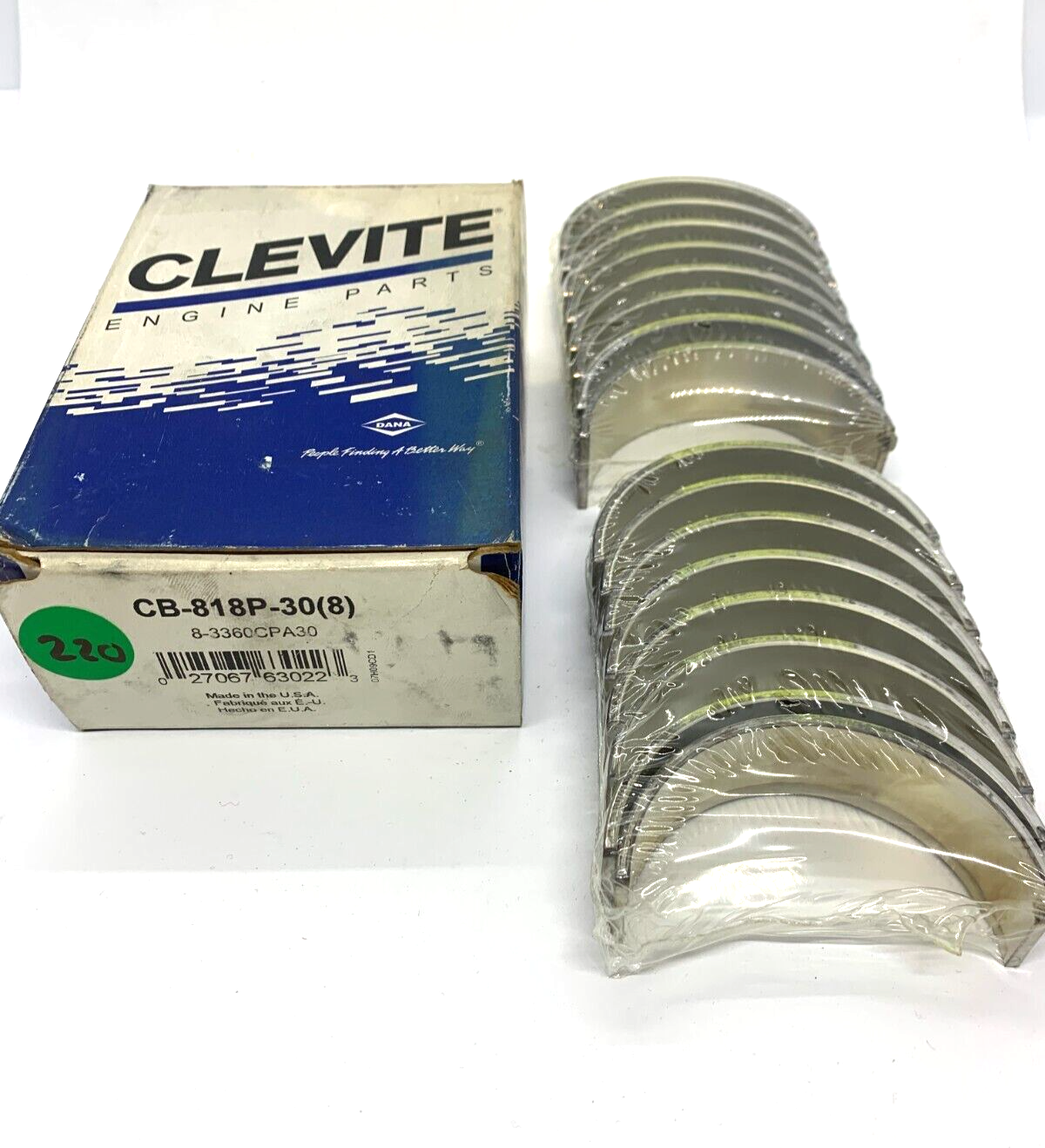 NOS Clevite CONROD Engine Bearings 0.030 Ford Mustang Thunderbird 429-460 - Bluemoon Classic Parts