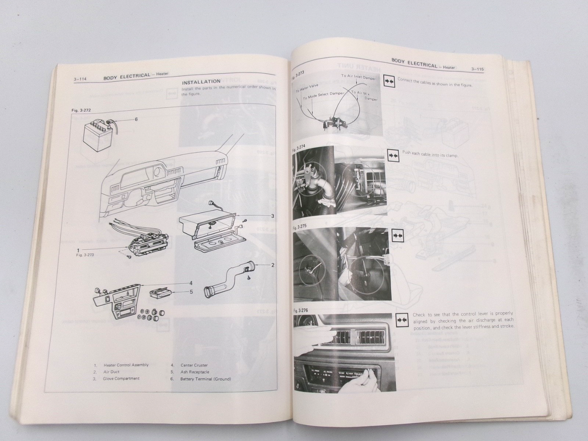 OEM Genuine 1978 on Toyota Corona RT130 RT132 RT134 TT132 Body Repair Manual - Bluemoon Classic Parts