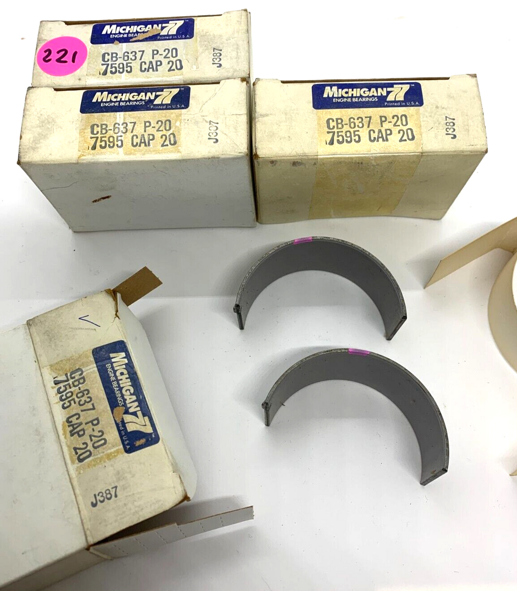 NOS Michigan CONROD Engine Bearings 0.020" JOHN DEERE Tractor 3 1020-1520-1530 S - Bluemoon Classic Parts