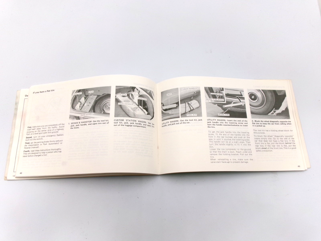 OEM Genuine 1974-1979 Toyota Crown S80 S90 S100 Owners Manual - Bluemoon Classic Parts