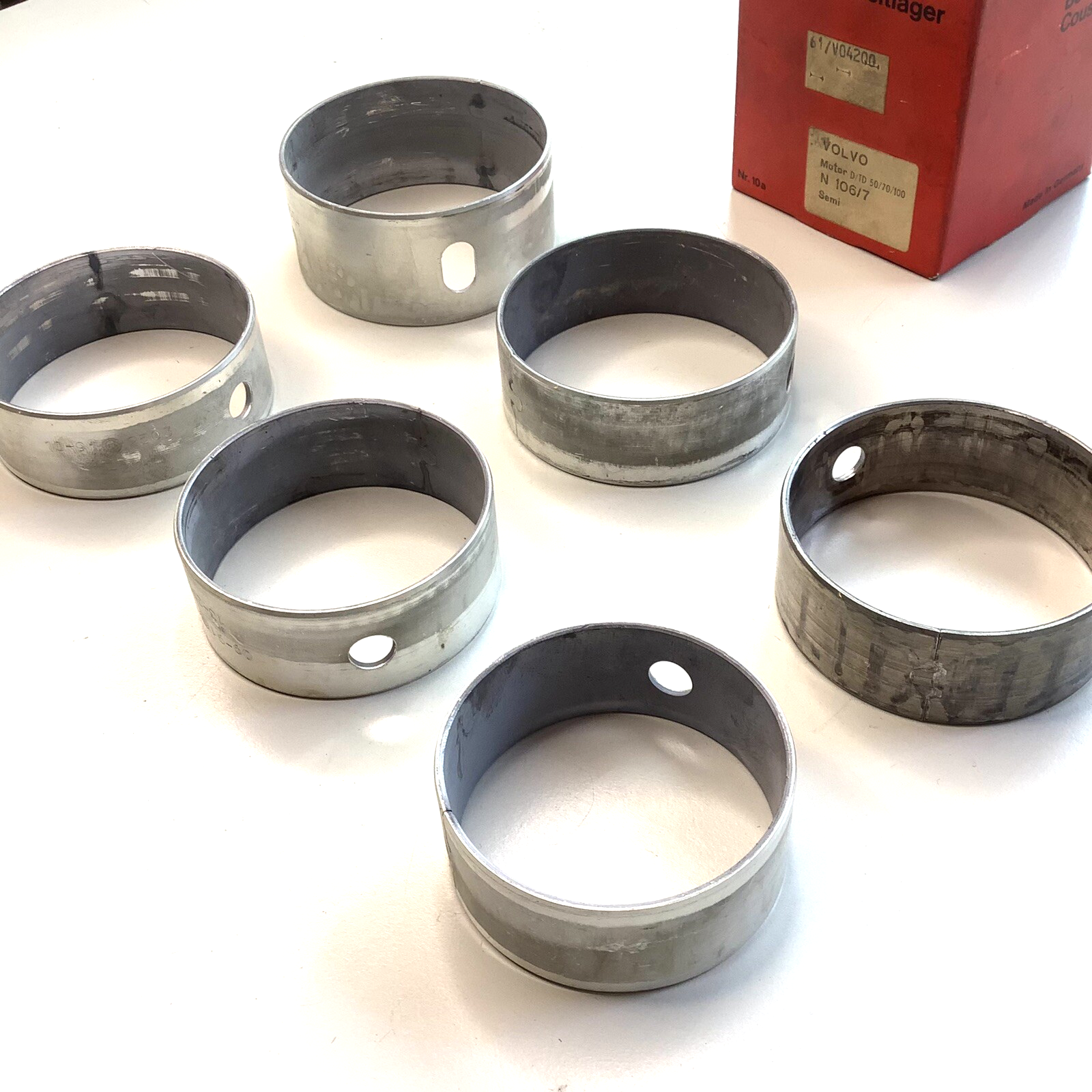 NOS Volvo Diesel Engine D TD 50 70 100 Bearing Set N106/7 Germany - Bluemoon Classic Parts