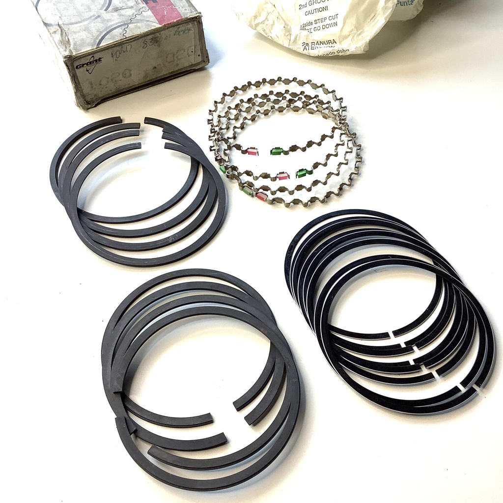 NOS Grant Piston Ring Set Ford Consul MK II 240E Zephyr 4 Bore 82.55mm” +.020” - Bluemoon Classic Parts