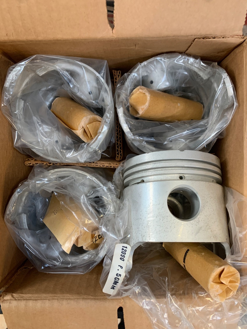 Sterling 1959-68 3R Engine Toyota Crown Corona NOS Piston Set .020" (no rings) - Bluemoon Classic Parts