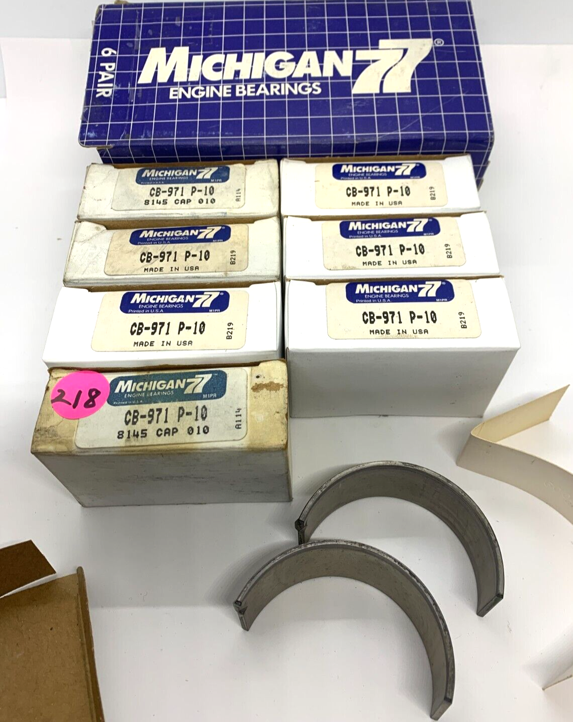 NOS Clevite Engine Bearings 0.010" 8 sets Cummins 140 155 185 210 504 - Bluemoon Classic Parts