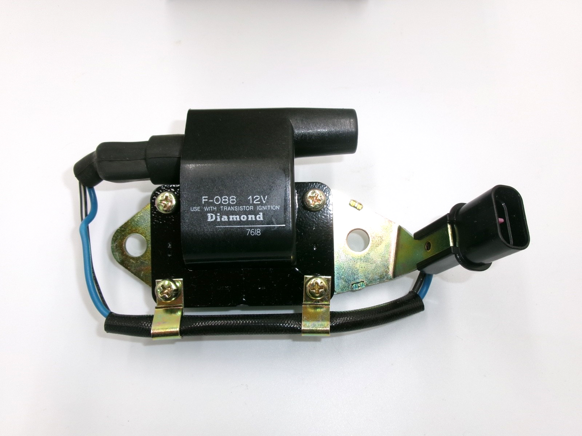 NOS OEM Genuine Mitsubishi Ignition Coil Assembly Part MD104696 Galant HG HH + - Bluemoon Classic Parts