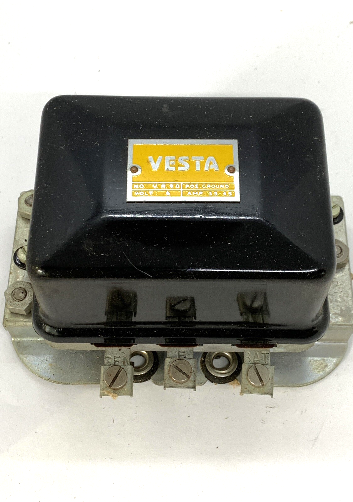 NOS Voltage Regulator 6v Pos E for 1940-51 Dodge Chrysler Auto-Lite systems - Bluemoon Classic Parts