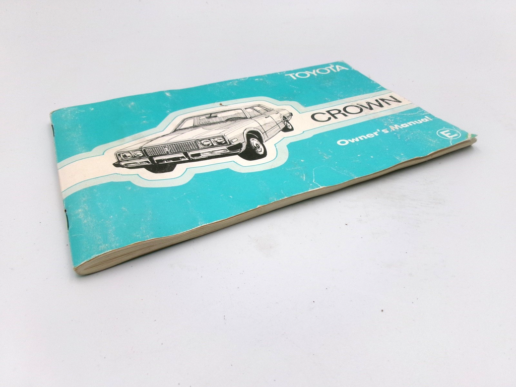 OEM Genuine 1974-1979 Toyota Crown S80 S90 S100 Owners Manual - Bluemoon Classic Parts