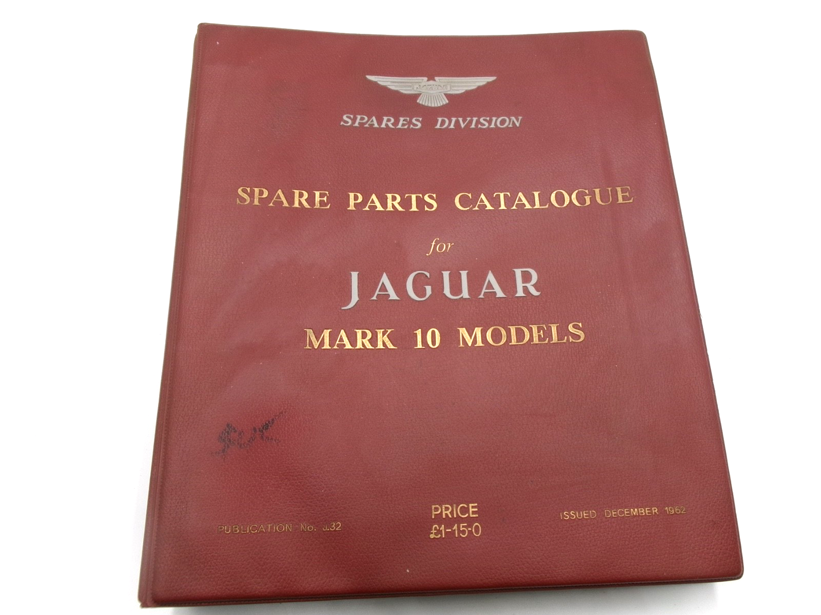 OEM Genuine Jaguar 420G Mark 10 X Spare parts Catalogue In Binder 420pp - Bluemoon Classic Parts