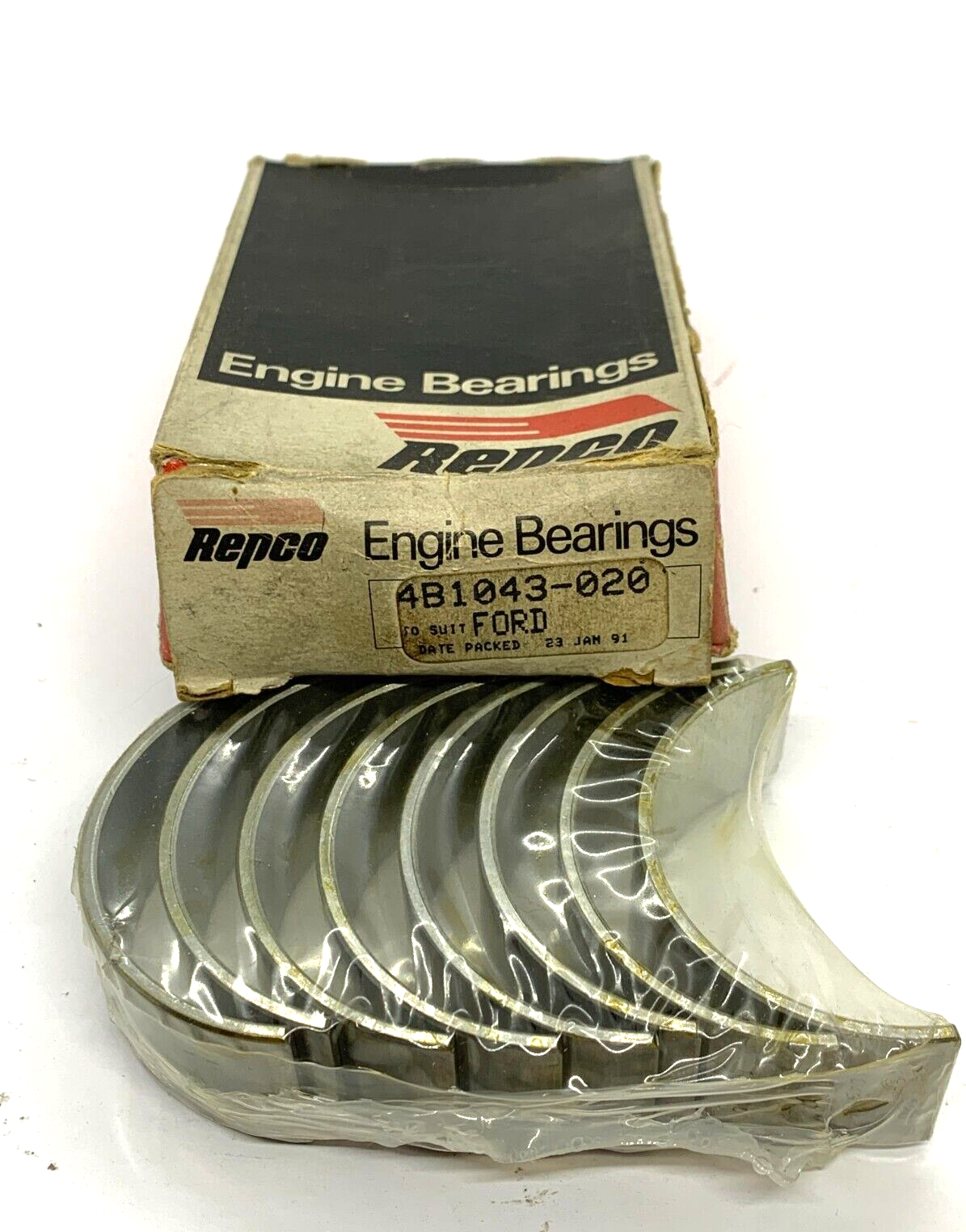 NOS CONROD Bearings 4B1043 .020 Ford 1.3L-1.6L Anglia Prefect Thames Cortina - Bluemoon Classic Parts