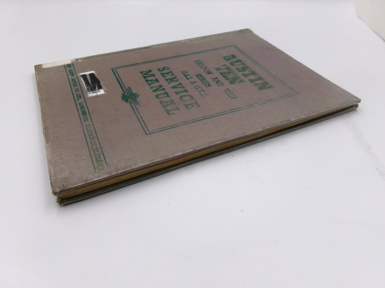 OEM Genuine Austin 10 Ten Service Manual GVI GSI Series - Bluemoon Classic Parts