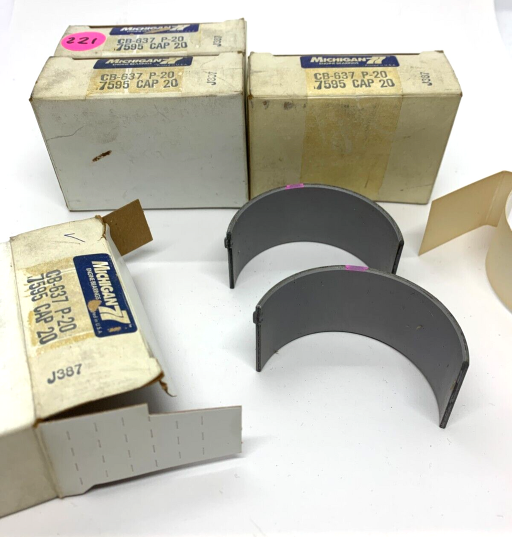 NOS Michigan CONROD Engine Bearings 0.020" JOHN DEERE Tractor 3 1020-1520-1530 S - Bluemoon Classic Parts