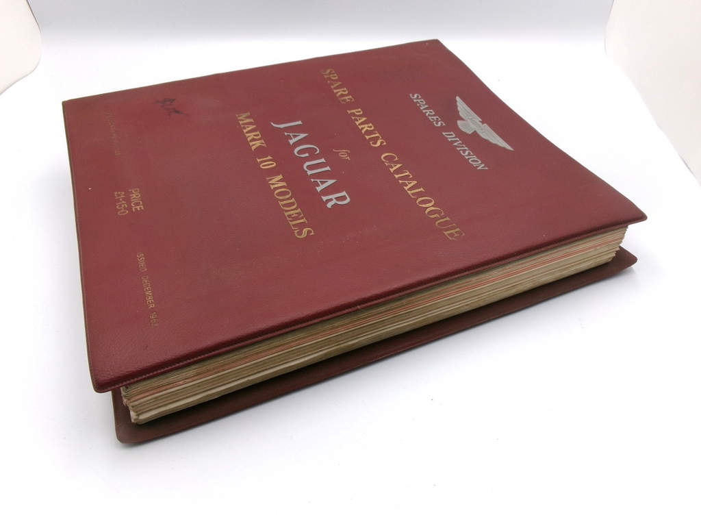 OEM Genuine Jaguar 420G Mark 10 X Spare parts Catalogue In Binder 420pp - Bluemoon Classic Parts
