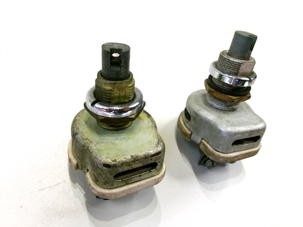 NOS Pair Lucas 78218 Panel 78262 Heater Switches Jaguar XK, Healey - Bluemoon Classic Parts