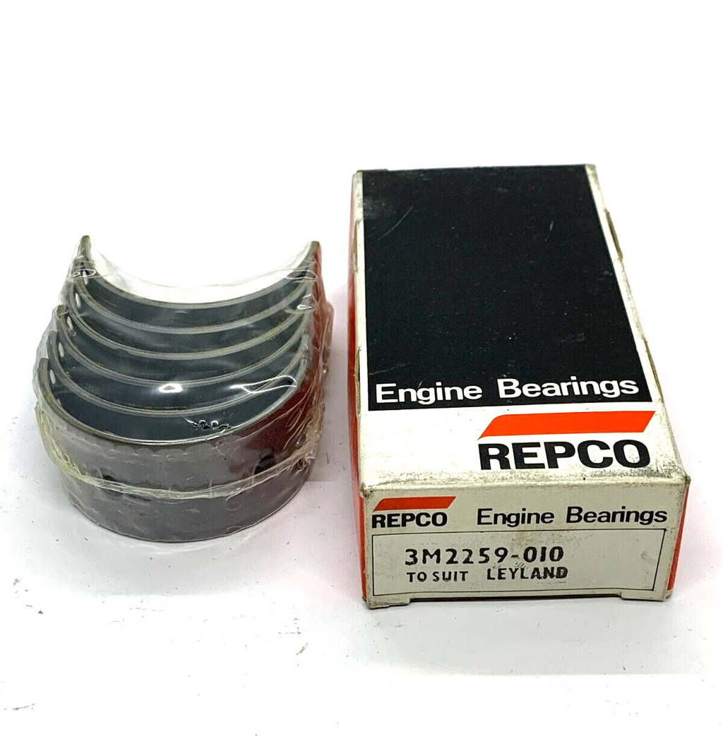 NOS Main Bearings 3M2259 .010" Leyland - Bluemoon Classic Parts