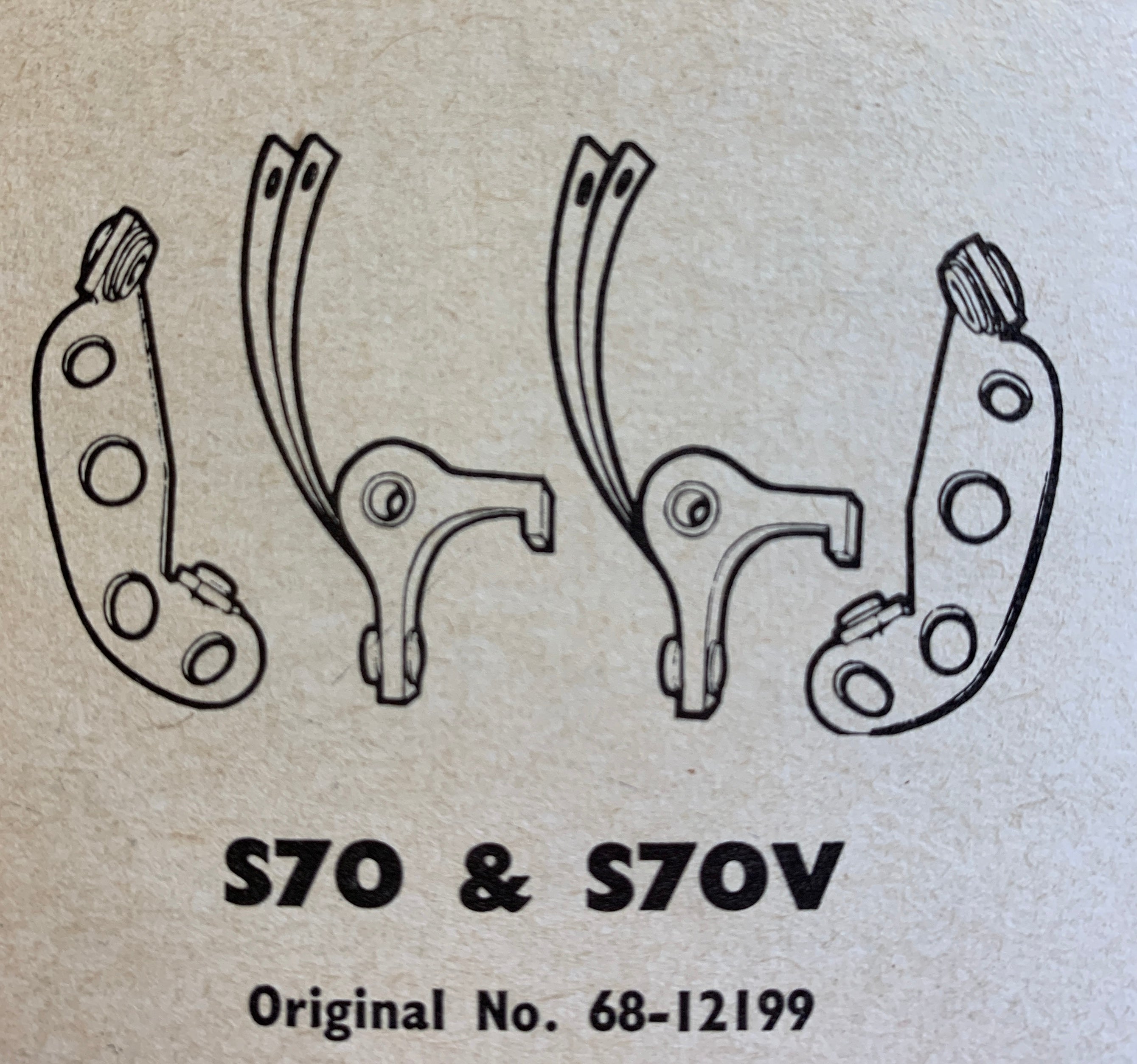 NOS Contact Set S70 for ALL V8 Ford cars and trucks 1938-1948