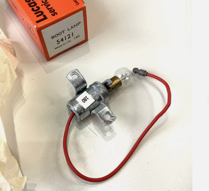 2 x Lucas NOS L519 54121 Boot Lamp Assembly Switch For Jaguar Daimler Rover