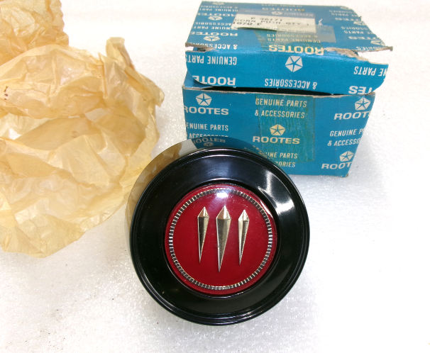 OEM NOS Rootes Black Horn Push Button for Hillman Husky all models 1954-1965