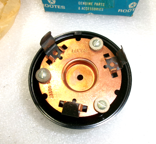 OEM NOS Rootes Black Horn Push Button for Hillman Husky all models 1954-1965