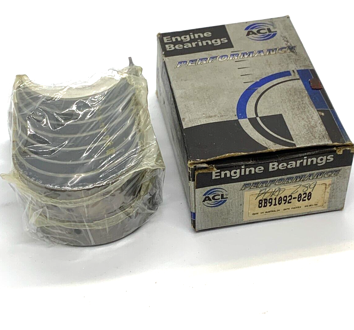 NOS ACL RACE CONROD Bearings 8B91092 .020 Ford V8 221 260 289 Mustang - Bluemoon Classic Parts