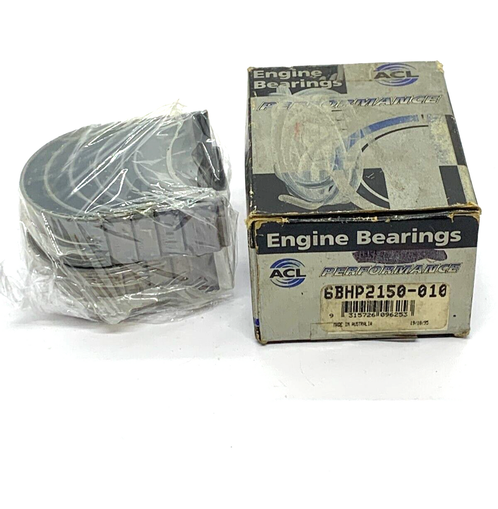 NOS High Performance CONROD Bearings 6BHP2150 .010" Ford Barra 4.0L Inline 6 - Bluemoon Classic Parts