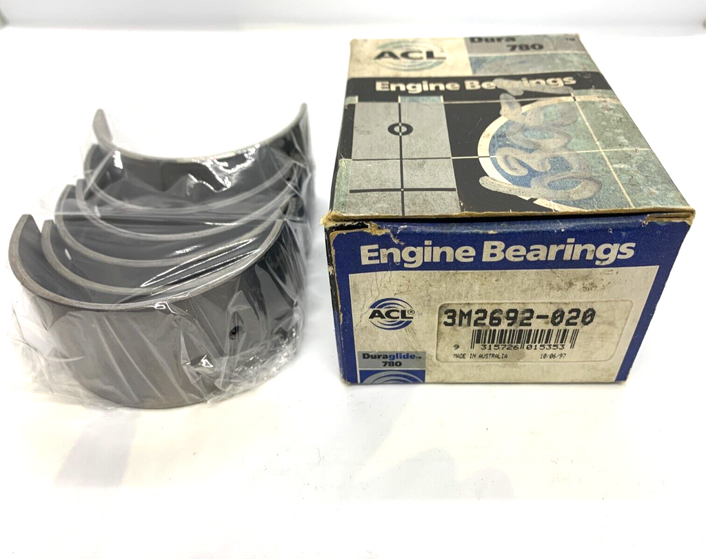 NOS Main Bearings 3M2692 .020 2.25L 1961-Rover Landrover 80 MKIV 66-68 S IIA 110 - Bluemoon Classic Parts