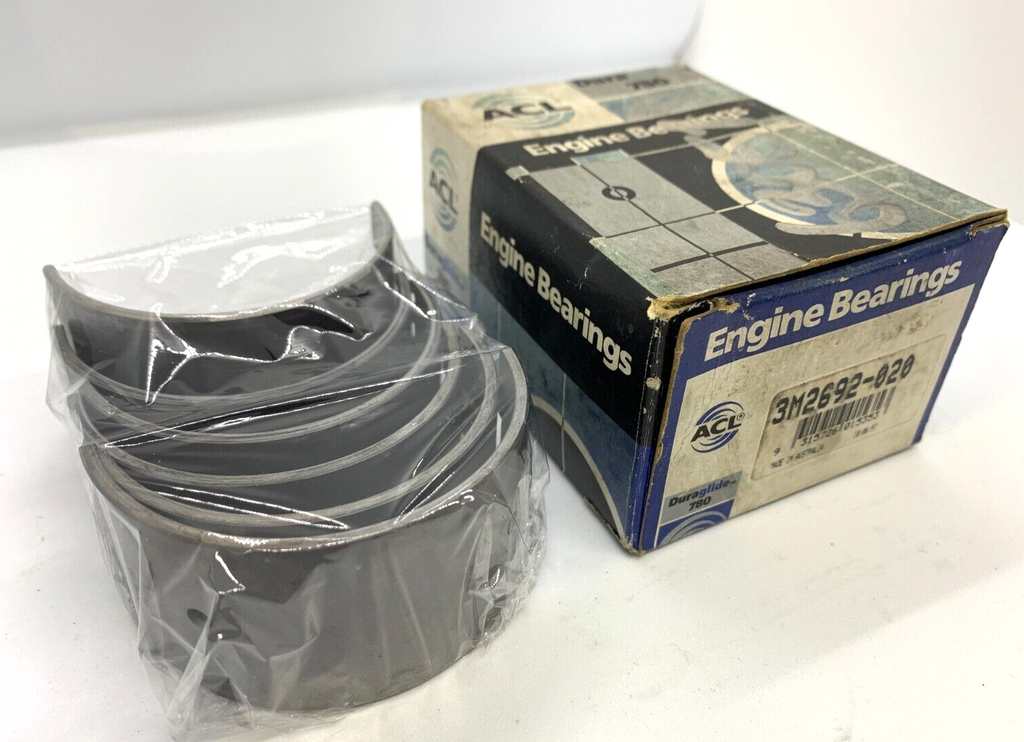 NOS Main Bearings 3M2692 .020 2.25L 1961-Rover Landrover 80 MKIV 66-68 S IIA 110 - Bluemoon Classic Parts