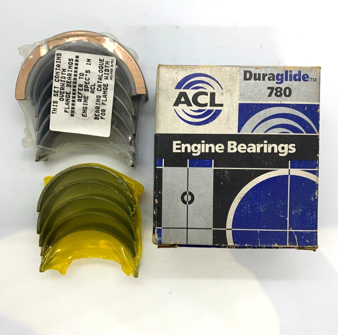 NOS Main Bearings 5M8133 0.25" Mazda 626 F8 1987-1993 1998-2184cc - Bluemoon Classic Parts