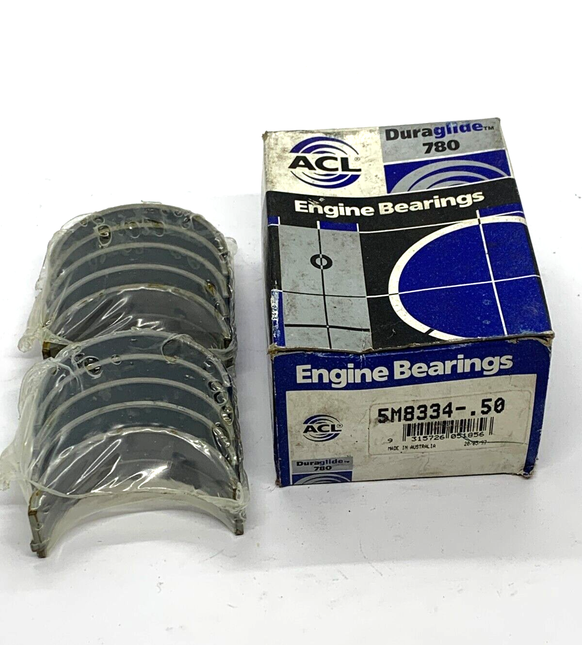 NOS Main Bearings 5M8334 .50" Mazda E3 E5 Ford Laser Mazda 808 Familia - Bluemoon Classic Parts