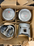 ACL 4cyl 1966- Ford 1.0-1.5L Anglia Cortina NOS Piston Set .020" (no rings) - Bluemoon Classic Parts
