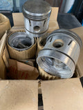 Hepolite 4cyl Standard NOS Piston Set .030" Bore 85mm 3.35" - Bluemoon Classic Parts
