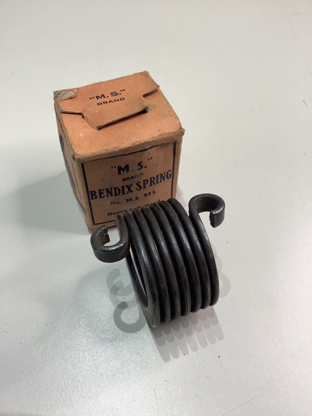 NOS Bendix LEFT HAND Starter Drive Spring 7 turns, 2" OD, 1 5/16” ID Ford Chev - Bluemoon Classic Parts