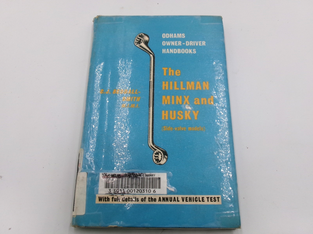 1948-54 Hillman Minx Manual & Husky Side Valve Owner Driver Handbook 159 pages - Bluemoon Classic Parts
