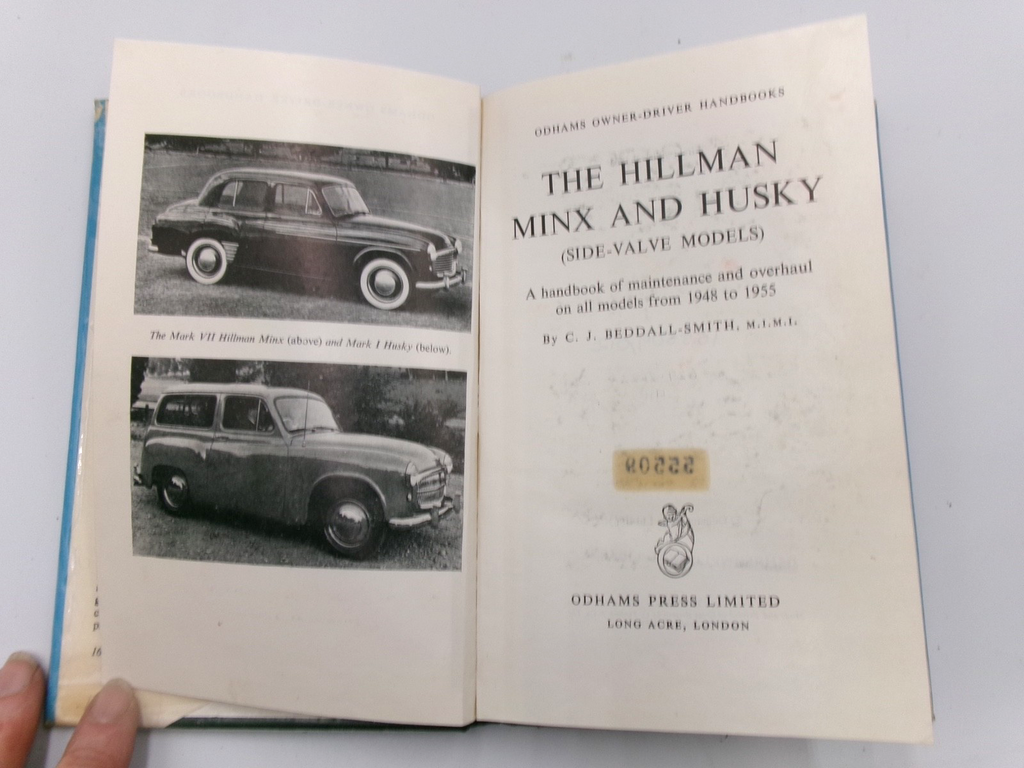 1948-54 Hillman Minx Manual & Husky Side Valve Owner Driver Handbook 159 pages - Bluemoon Classic Parts