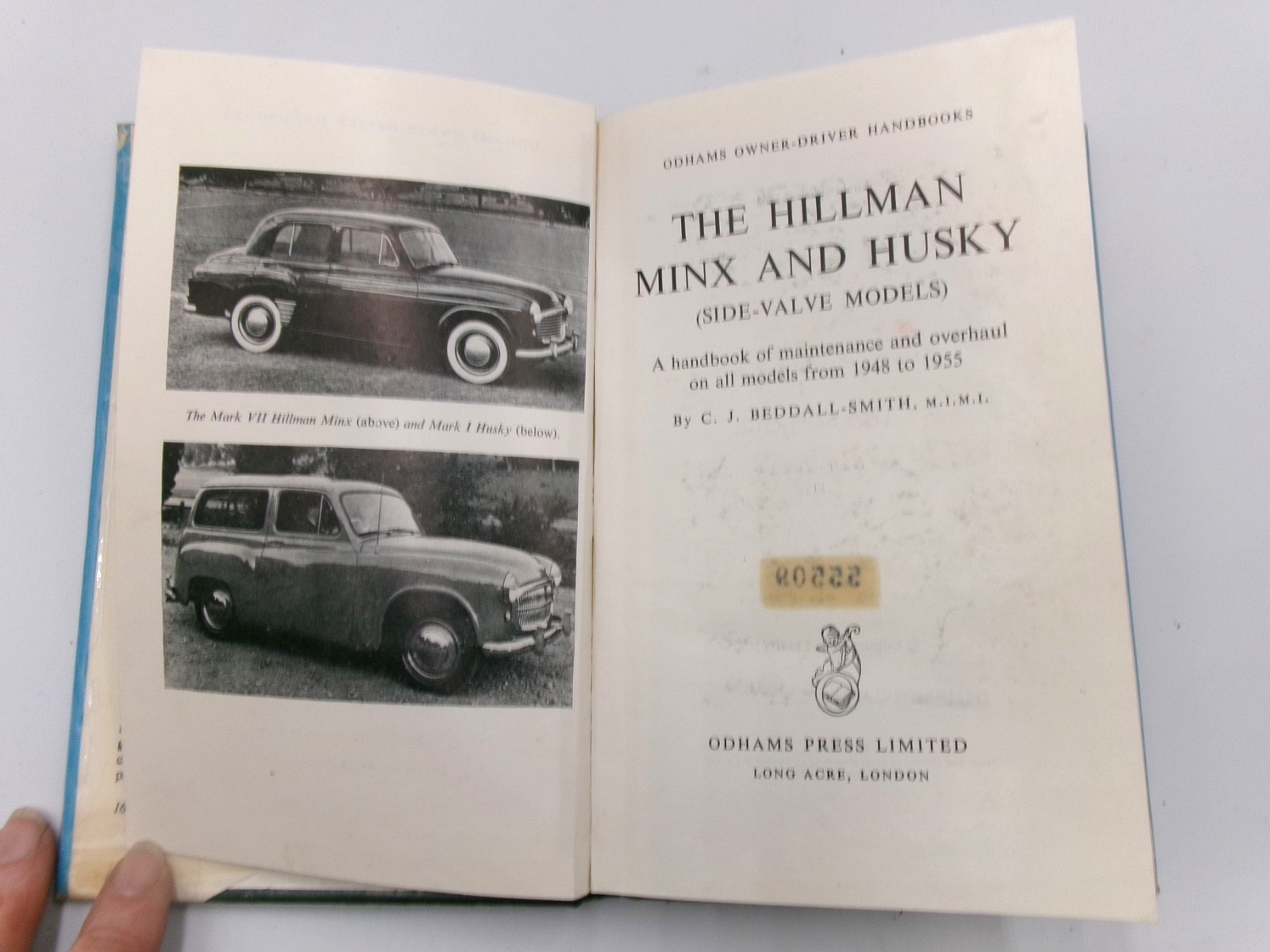 1948-54 Hillman Minx Manual & Husky Side Valve Owner Driver Handbook 159 pages - Bluemoon Classic Parts
