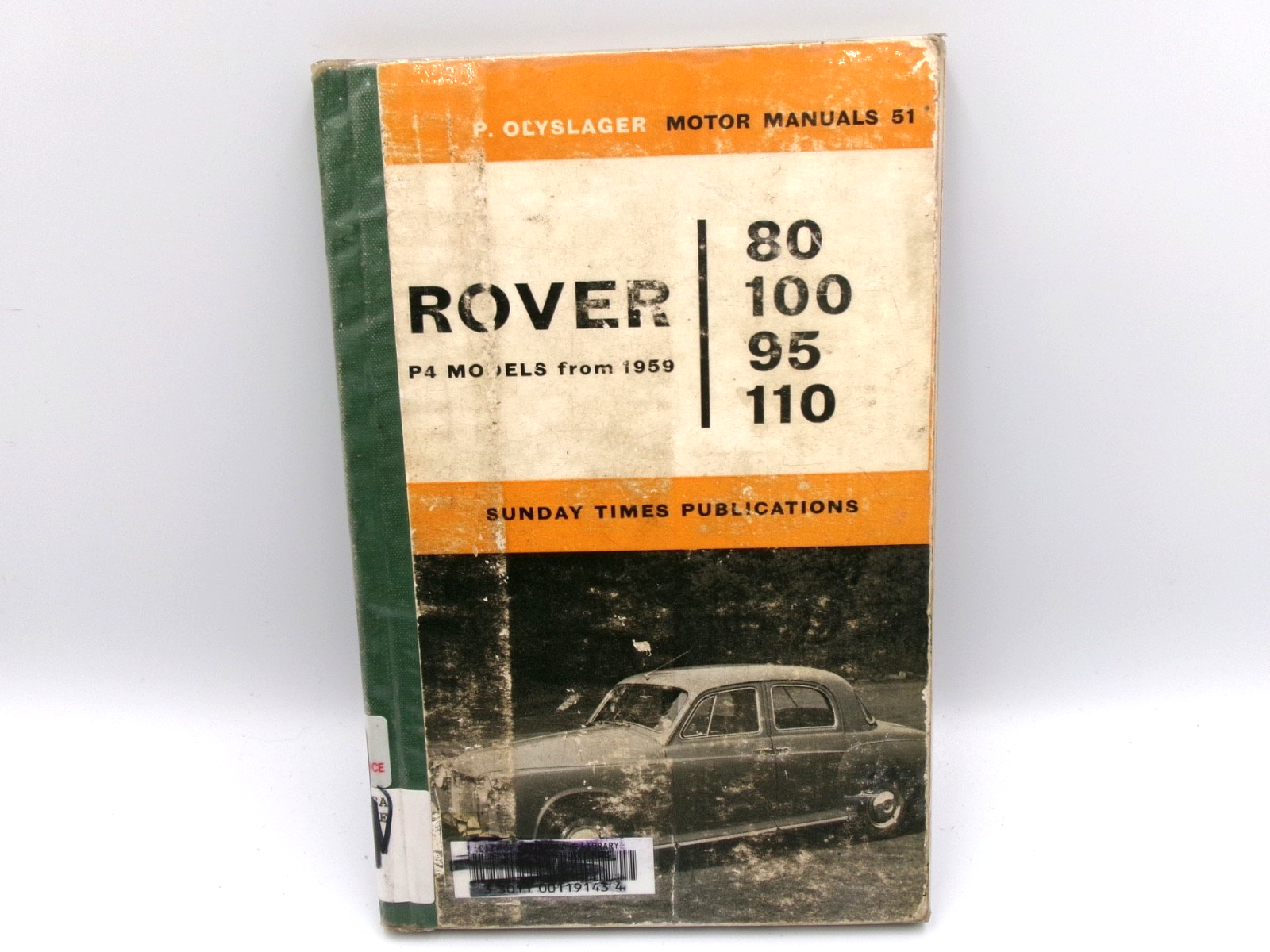 1959-1962 Rover P4 80 95 100 110 Owner Service Manual 83 pages - Bluemoon Classic Parts
