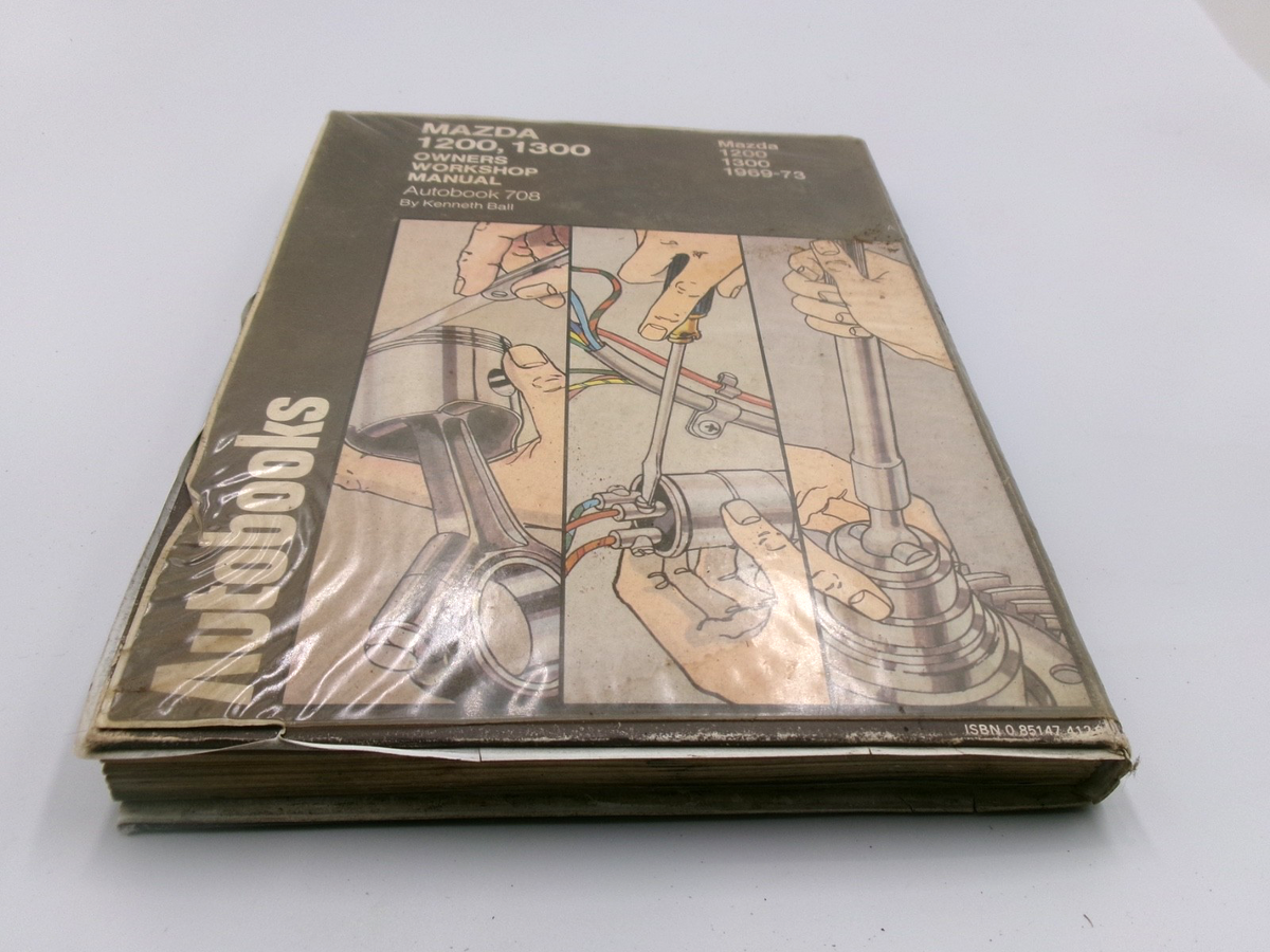 1969-1973 Mazda 4 cyl 1200 1300 Workshop Manual 146p - Bluemoon Classic Parts