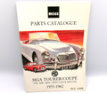 Moss 1955-1962 MG Tourer Coupe 1500 1600 Mk II Twin Cam Deluxe Parts Catalogue - Bluemoon Classic Parts