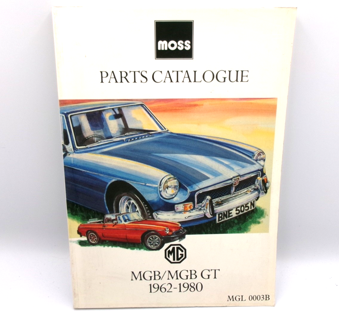 Moss 1962-1980 MGB MGB GT Sprite Midget Parts Catalogue - Bluemoon Classic Parts