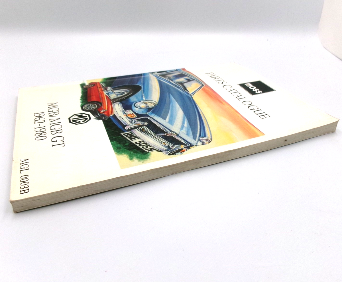 Moss 1962-1980 MGB MGB GT Sprite Midget Parts Catalogue - Bluemoon Classic Parts