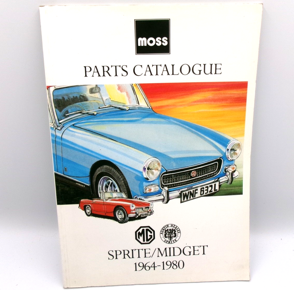 Moss 1964-1980 Austin Healey Sprite MG Midget Parts Catalogue - Bluemoon Classic Parts