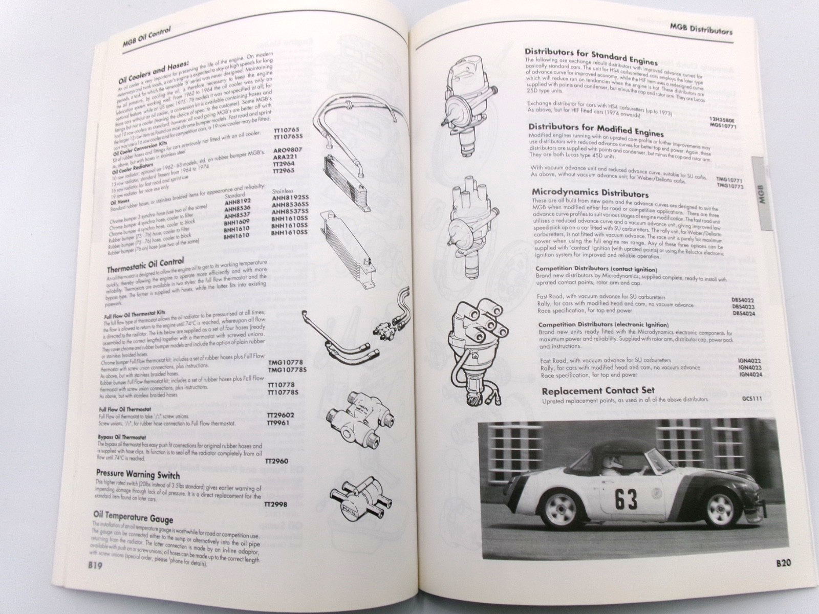 Moss MGB MGBGT MGC V8 Sprite and Midget Performance Tuning Manual - Bluemoon Classic Parts