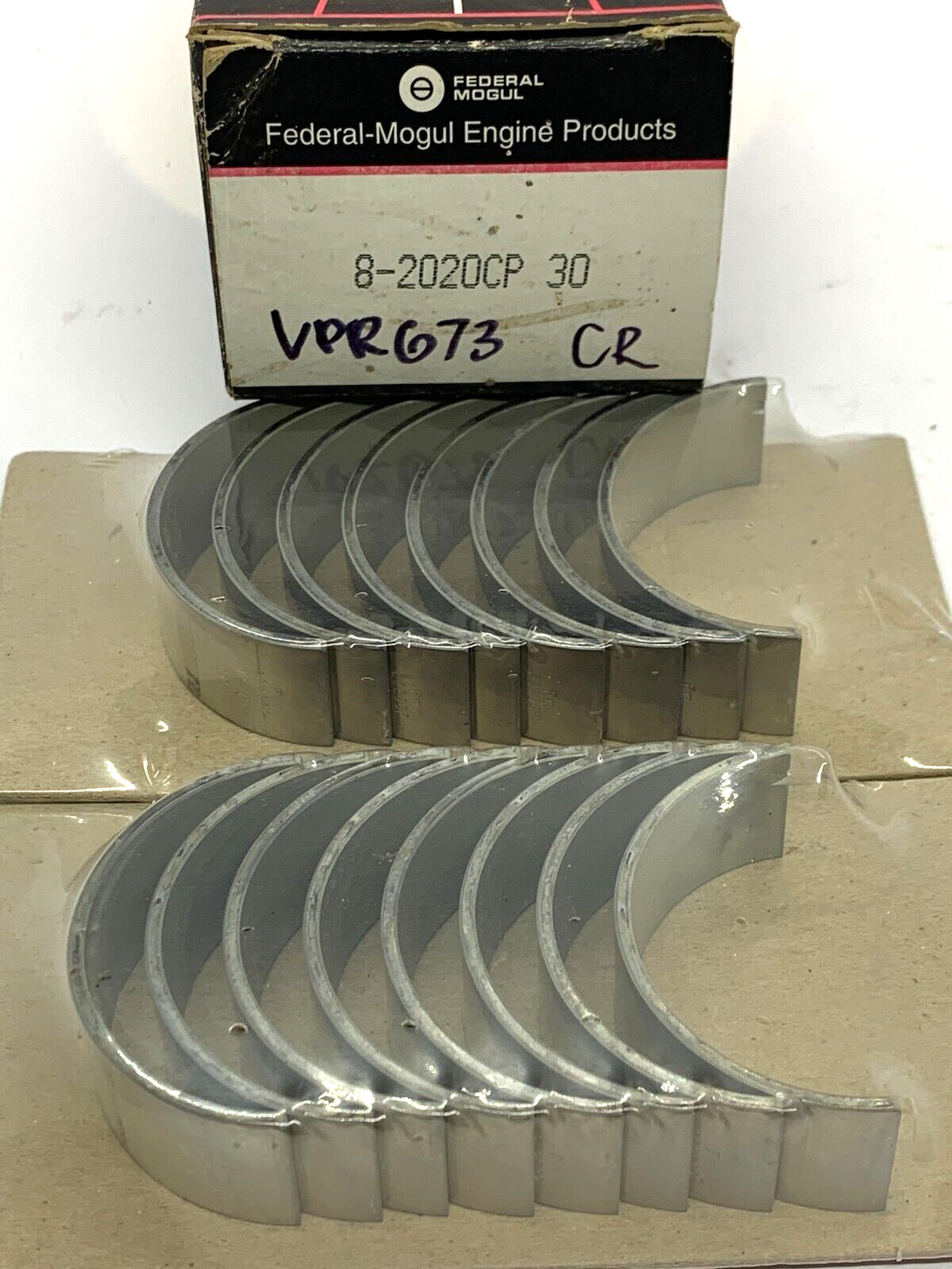 NOS Connecting Rod Bearings 2020CP .30mm 1955-1967 Chevrolet SBC 265 283 327 - Bluemoon Classic Parts