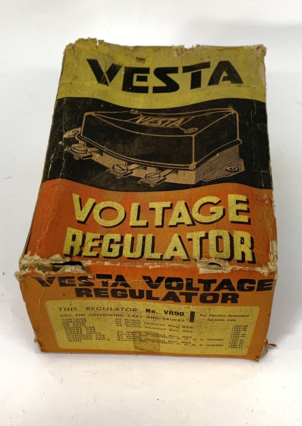 NOS Voltage Regulator 6v Pos E for 1940-51 Dodge Chrysler Auto-Lite systems - Bluemoon Classic Parts