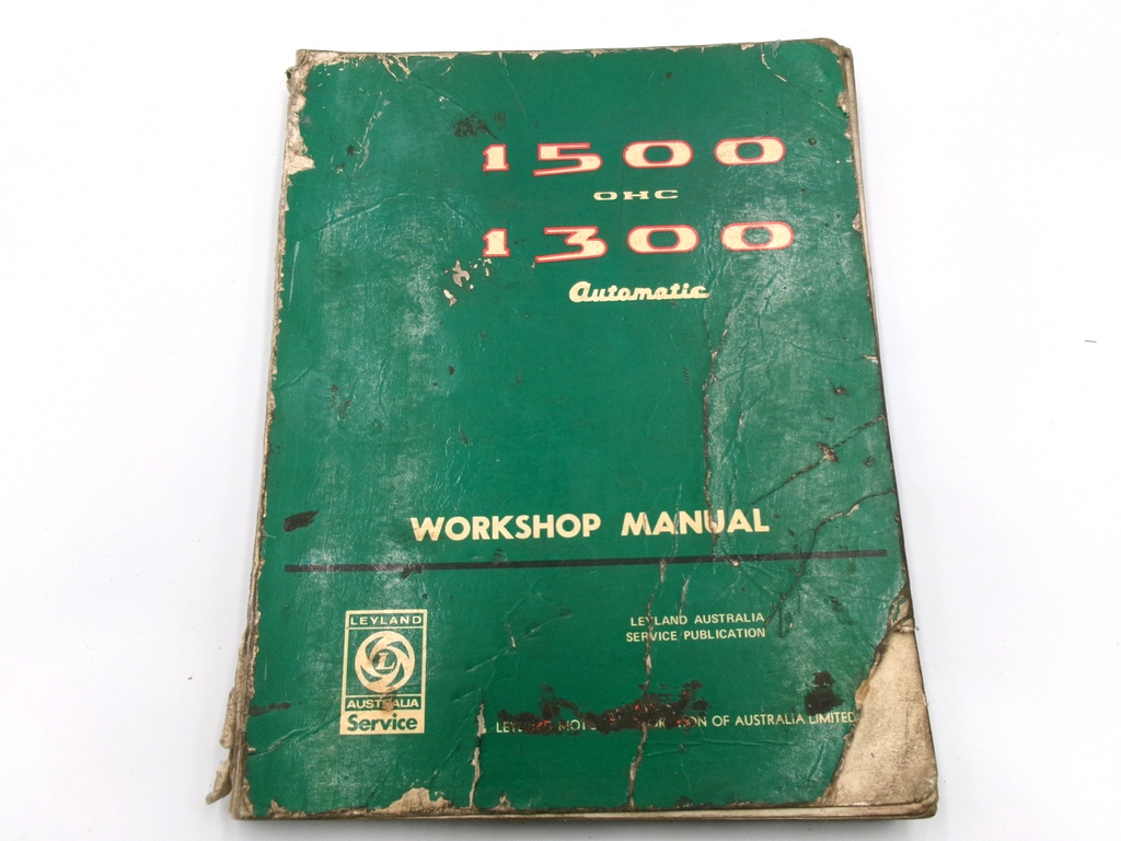OEM Genuine 1969-1970 Leyland Morris Saloon 1500 OHC & 1300 Auto Workshop Manual - Bluemoon Classic Parts