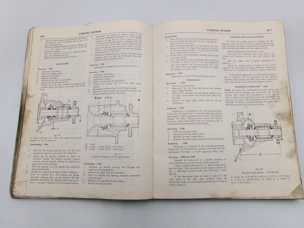 OEM Genuine 1969-1970 Leyland Morris Saloon 1500 OHC & 1300 Auto Workshop Manual - Bluemoon Classic Parts