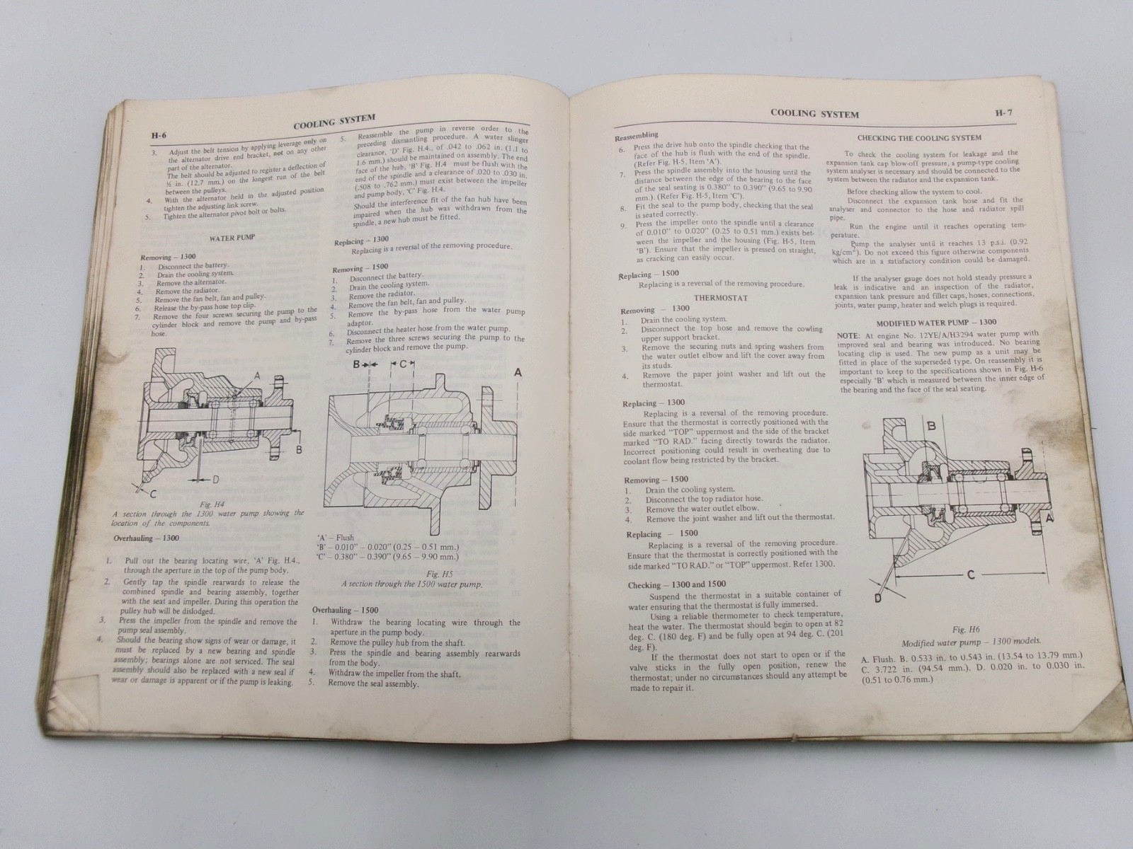 OEM Genuine 1969-1970 Leyland Morris Saloon 1500 OHC & 1300 Auto Workshop Manual - Bluemoon Classic Parts
