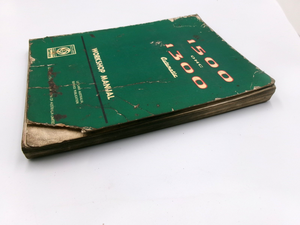 OEM Genuine 1969-1970 Leyland Morris Saloon 1500 OHC & 1300 Auto Workshop Manual - Bluemoon Classic Parts