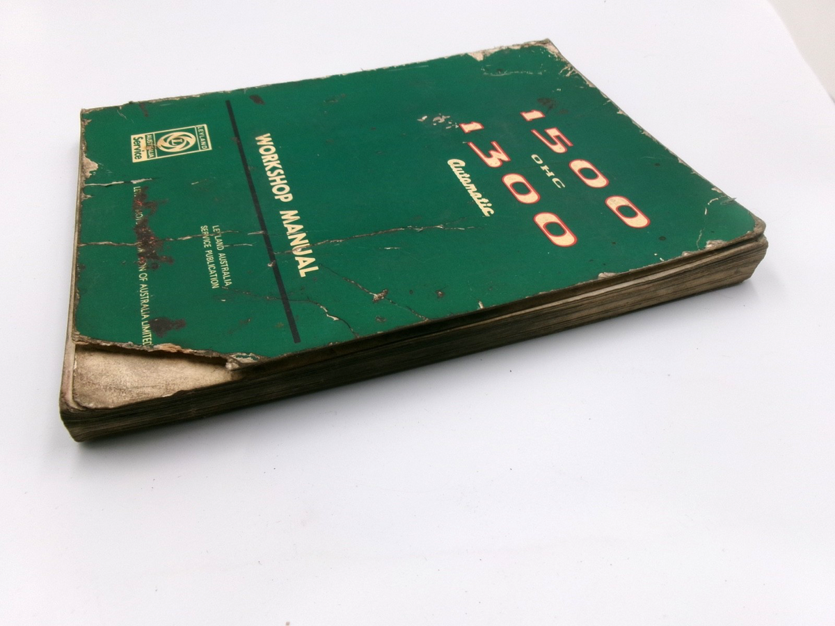 OEM Genuine 1969-1970 Leyland Morris Saloon 1500 OHC & 1300 Auto Workshop Manual - Bluemoon Classic Parts