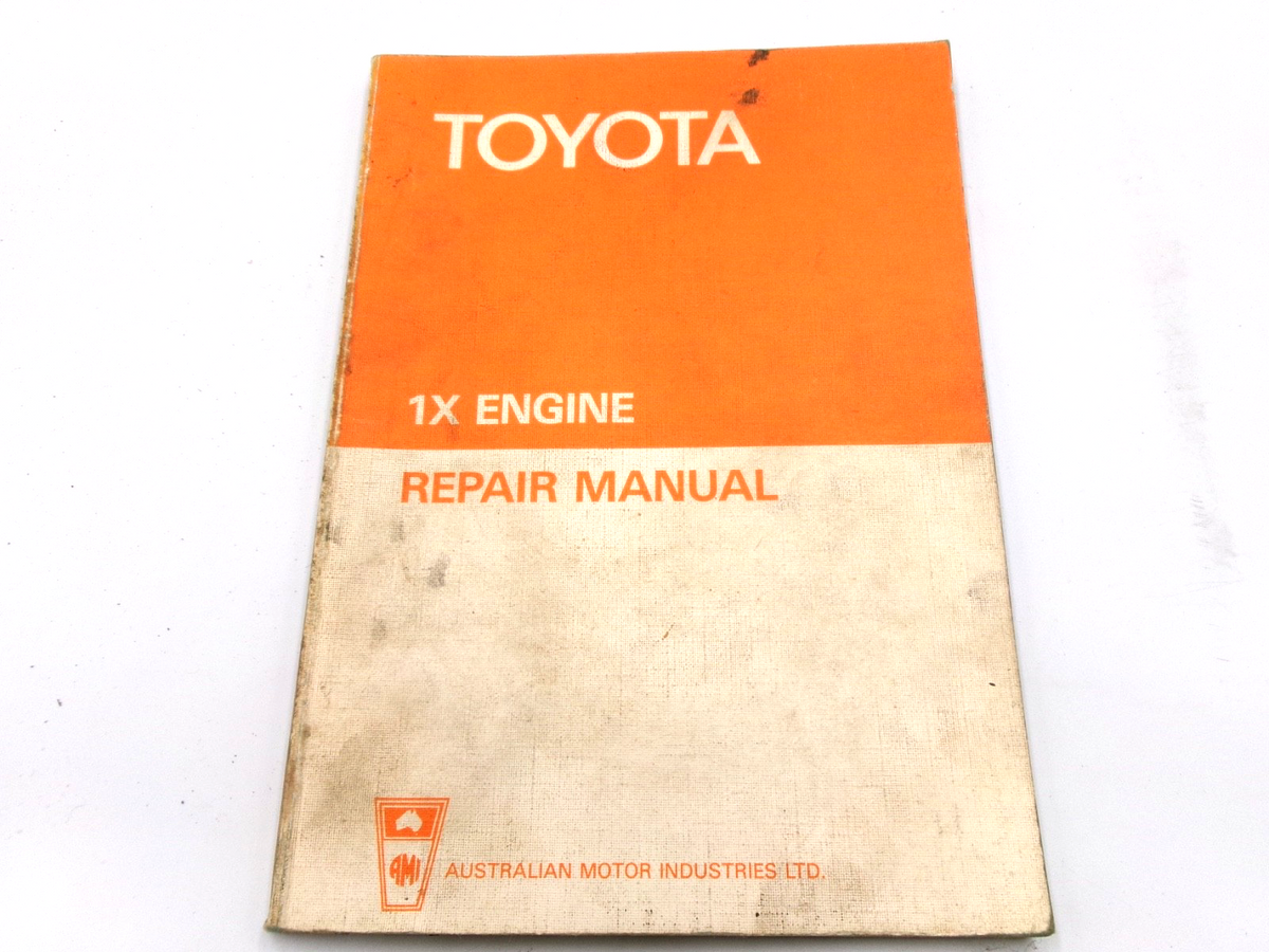 OEM Genuine 1979-1982 Toyota 1X 1.9L Engine Repair Manual for Corona XT130 - Bluemoon Classic Parts